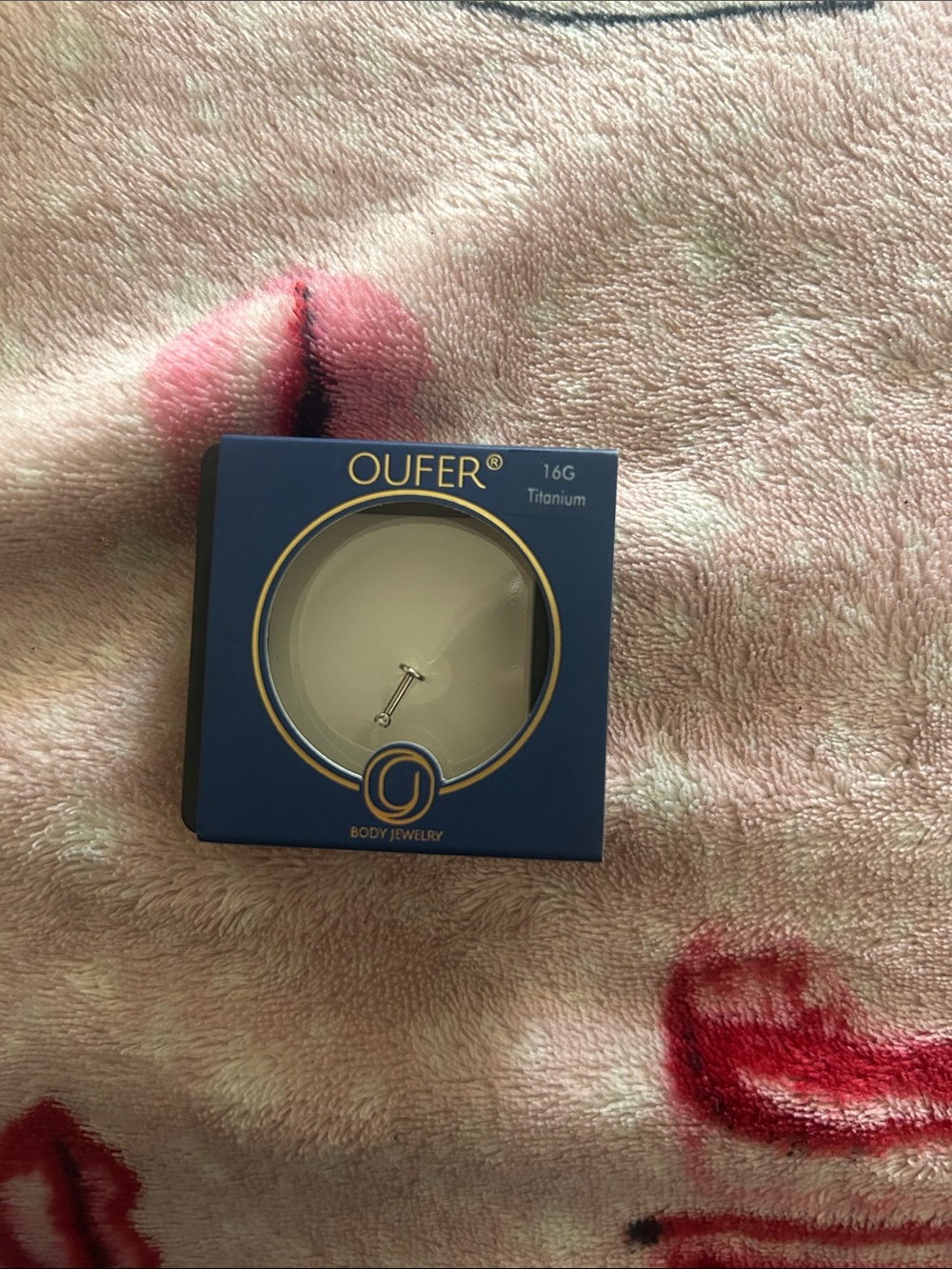 OUFER Titanium 16G Body Jewelry - Silver